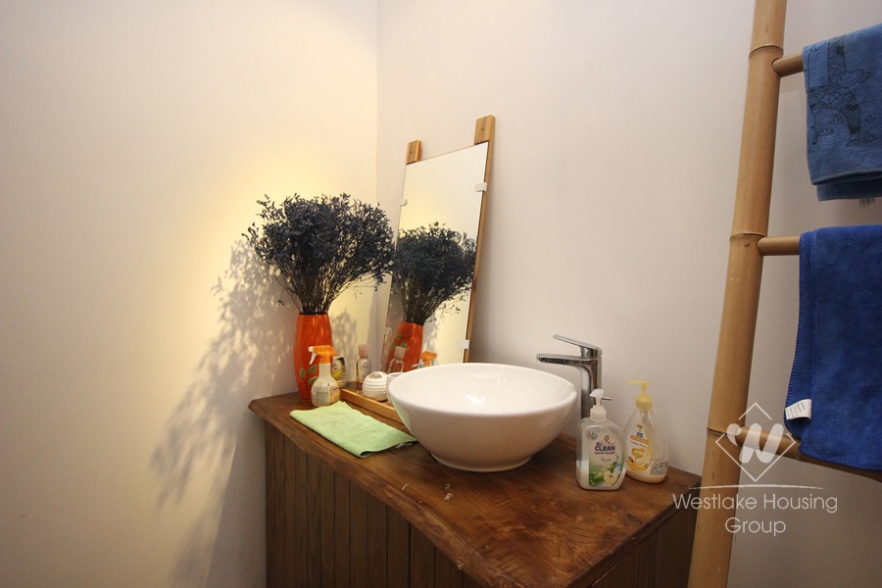 One bedroom modern house with garden for rent in Tay Ho, Ha Noi