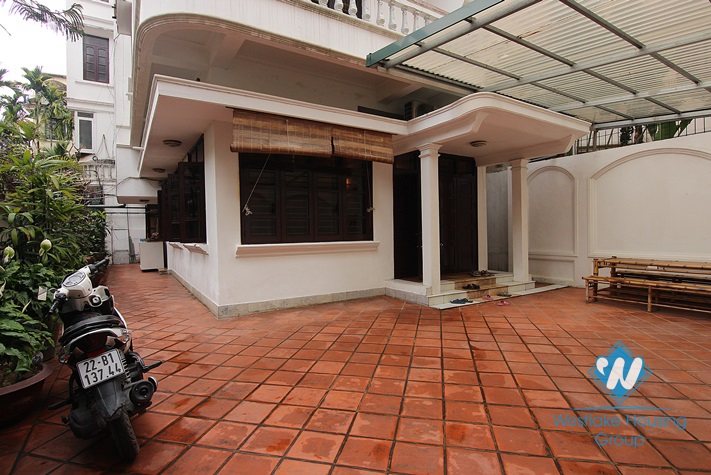 Cosy house for rent in To Ngoc Van street, Tay Ho district, Hanoi, fully furnished.