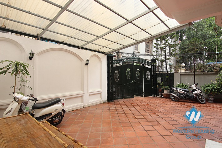 Cosy house for rent in To Ngoc Van street, Tay Ho district, Hanoi, fully furnished.