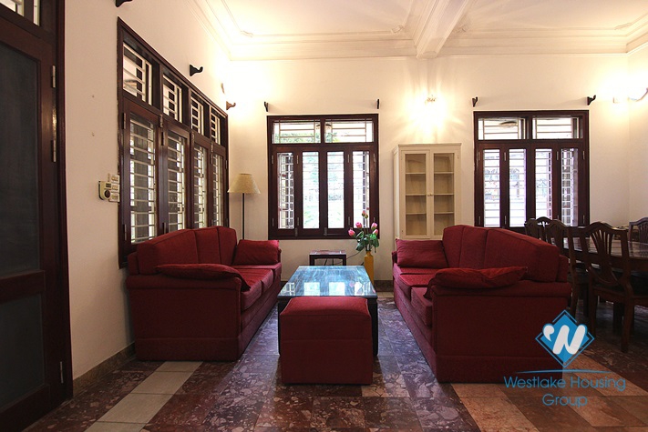 Cosy house for rent in To Ngoc Van street, Tay Ho district, Hanoi, fully furnished.