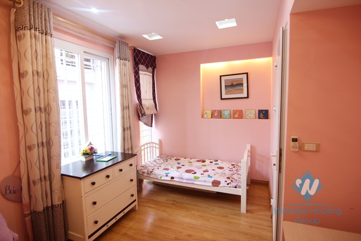 Fully furnished house for rent on Dao Tan, Ba Dinh
