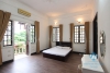 House for rent in Tay Ho alley with small yard large terrace