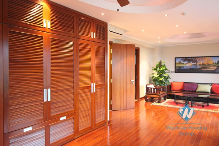 Big apartment for rent with 04 bedrooms in Ciputra, Tay Ho, Ha Noi.