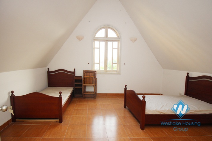 Swimming pool garden villa for rent on To Ngoc Van, Tay Ho, Hanoi