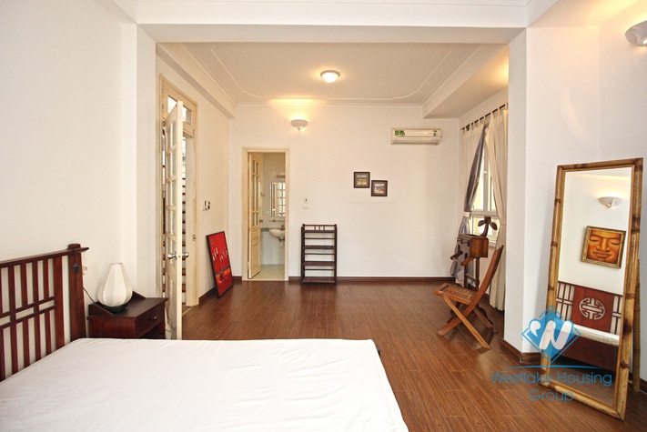 Swimming pool garden villa for rent on To Ngoc Van, Tay Ho, Hanoi