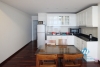 Lake view balcony apartment for rent in Yen Phu Village, Tay Ho