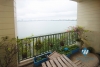 Lake view balcony apartment for rent in Yen Phu Village, Tay Ho
