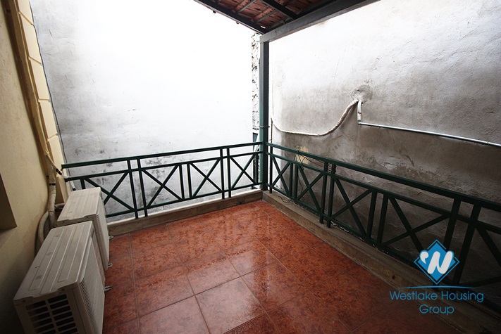House with large terrace available for rent near lake side, Tay ho district, Hanoi.