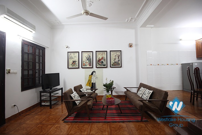House with large terrace available for rent near lake side, Tay ho district, Hanoi.