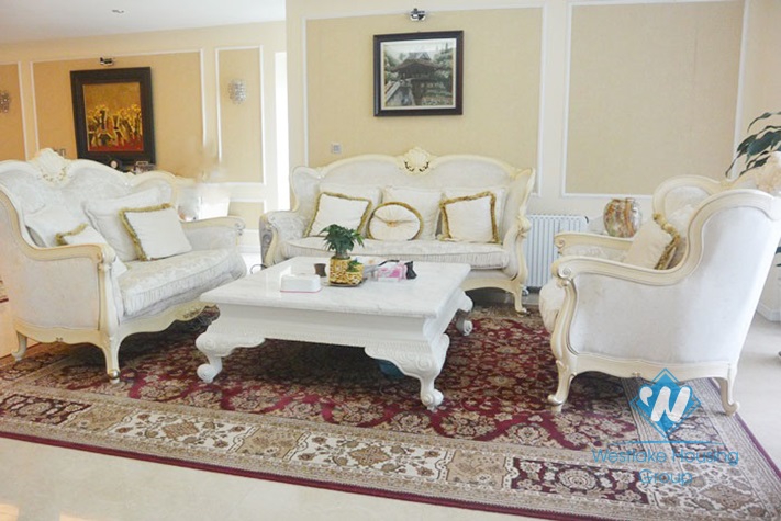 Luxurious apartment for rent in Ciputra, Tay Ho, Hanoi.