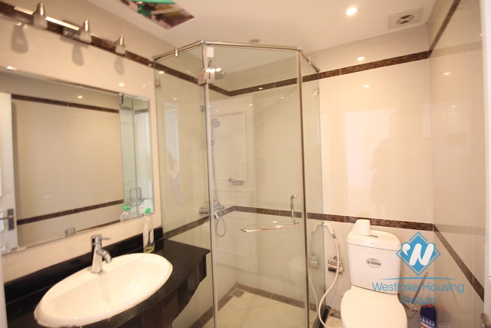 Spacious three bed apartment for rent in Yen phu, Tay Ho, Hanoi