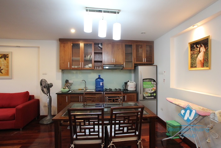 One bedroom apartment with fully furniture for rent in Truc Bach, Ba Dinh, Ha Noi