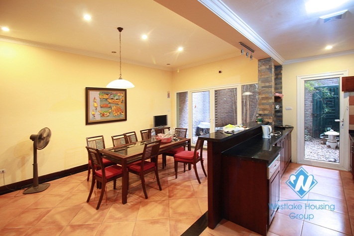 House with beautiful court yard and garden for rent in Tay Ho