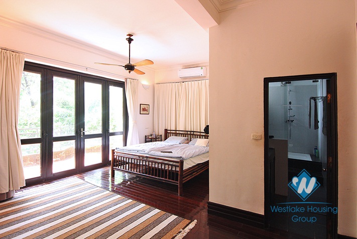 Garden swimming pool villa for rent on To Ngoc Van, Tay Ho