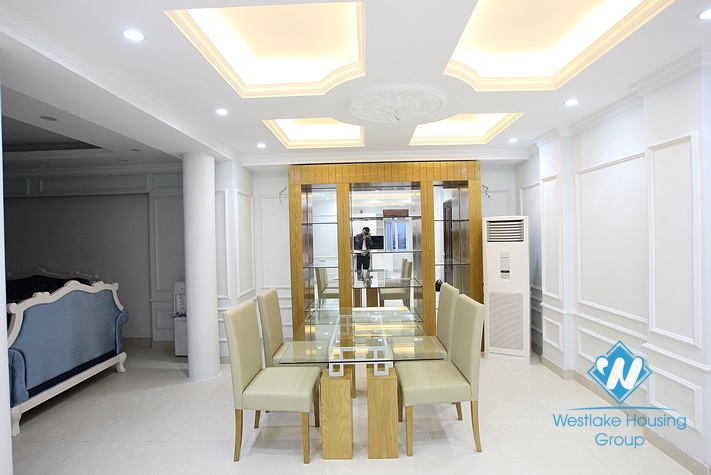 Brand new serviced apartment for lease in Thuy Khue, high floor