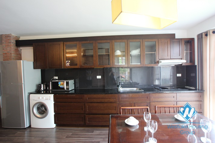 Serviced apartment available for lease in Dang Thai Mai street, Tay Ho, Hanoi