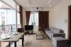 Balcony apartment for rent at No 2 lane 32/18 To Ngoc Van Street, Tay Ho, Hanoi
