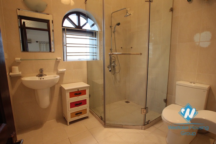 Charming house with big yard for lease in Nghi Tam Village,Tay Ho, Ha Noi