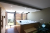 Big balcony apartment with lake view for rent in Tay Ho district 