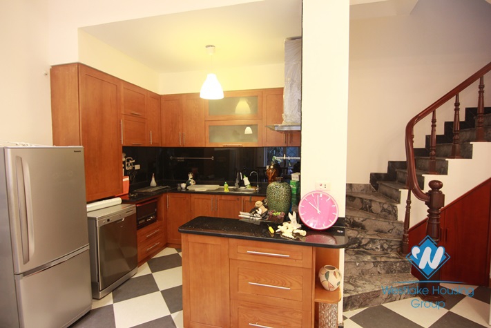 03 bedrooms house-bright and quiet for rent in Au co st, Tay ho district 