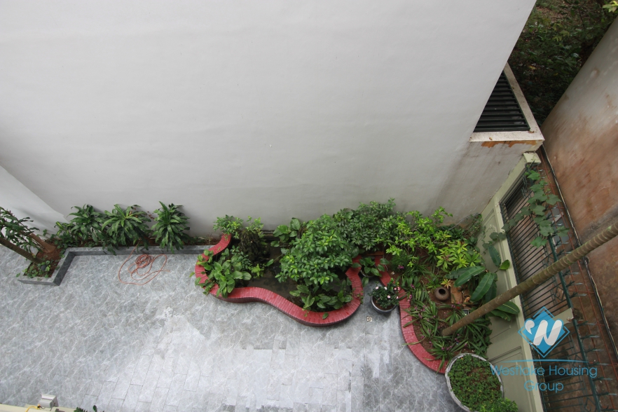 Gorgeous stand alone villa for rent with 250 sqm yard and garden, Tay Ho, Hanoi