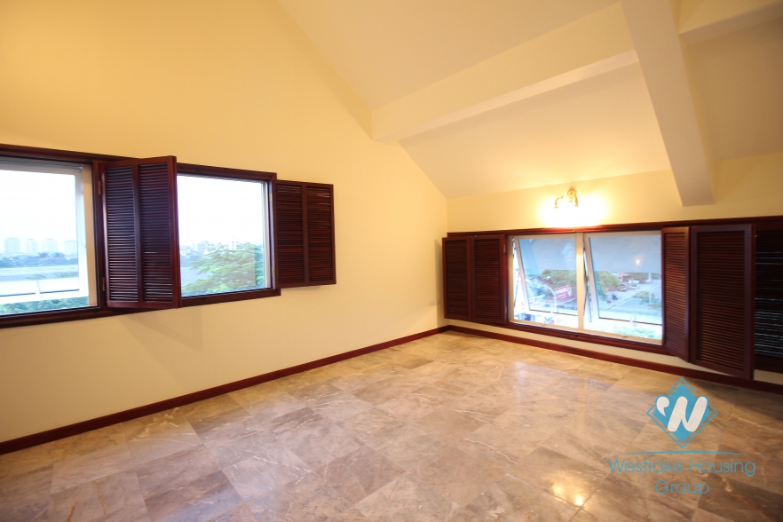 Charming villa with indoor swimming pool for rent in Tay Ho, Hanoi