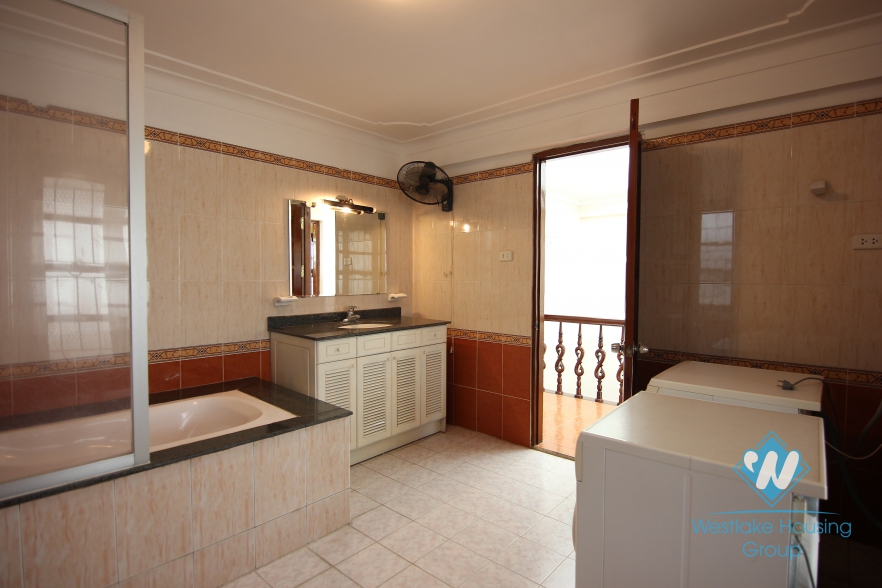 French villa to rent in a peaceful neighborhood of To Ngoc Van, Tay Ho