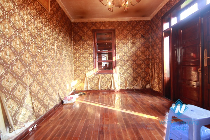 A 600 sqm villa with garden yard and terrace available for rent in Tay Ho