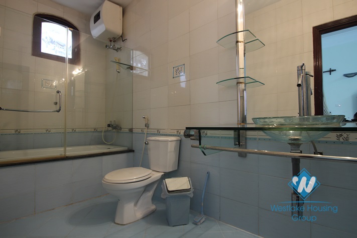 Spacious and furnished house  for rent in Tay Ho, Ha Noi.