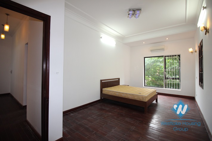 Furnished house front patio for rent in Dang Thai Mai alley, Tay Ho, Hanoi