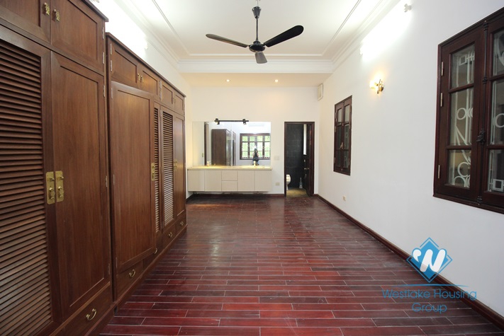 Furnished house front patio for rent in Dang Thai Mai alley, Tay Ho, Hanoi