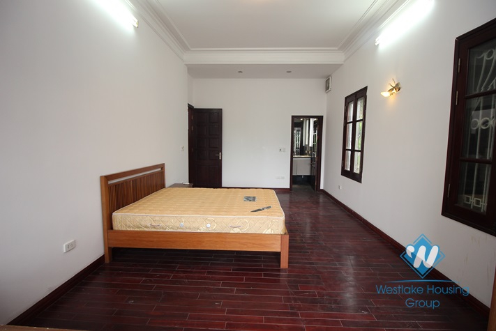 Furnished house front patio for rent in Dang Thai Mai alley, Tay Ho, Hanoi