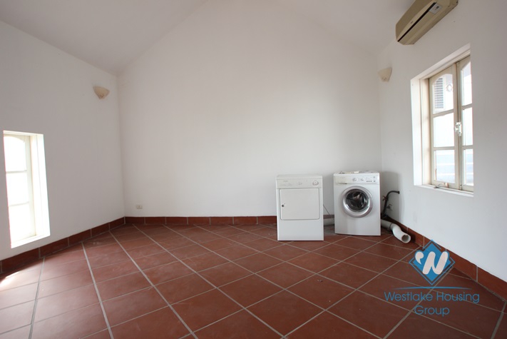 Nice house with lake view available for lease in Westlake area, Tay Ho, Hanoi- unfurnished.