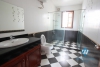 Beautiful house with big courtyard and swimming pool for rent in Xuan Dieu Street, Tay Ho District, Ha Noi