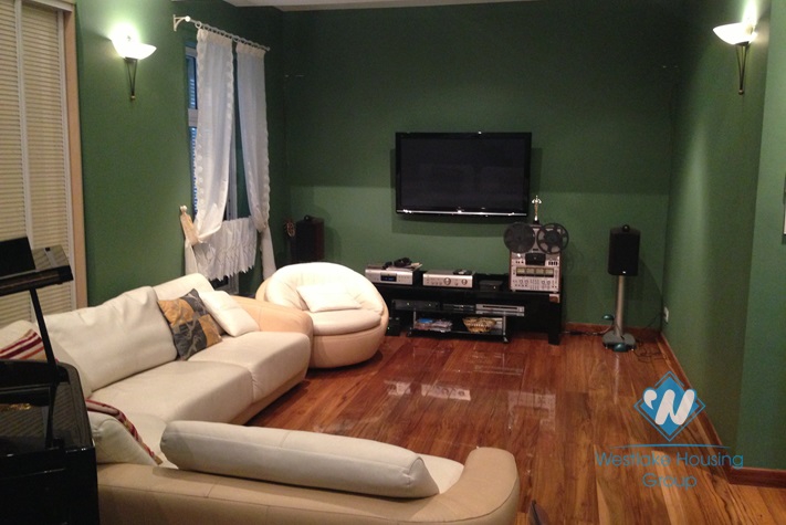 Modern and beautiful house for lease in Tay Ho district, Hanoi
