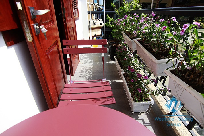 Morden and Bright Studio for rent in Ton That Thiep st, Hoan Kiem district.