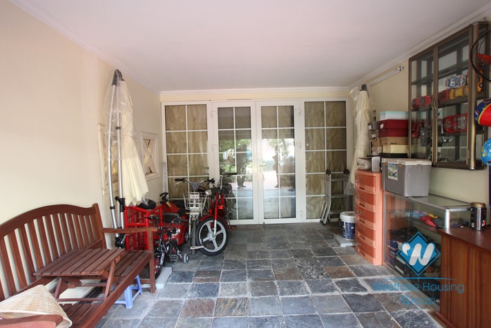 Beautiful house with big garden and swimming pool for lease in An Duong Vuong St, Tay Ho District, Ha Noi