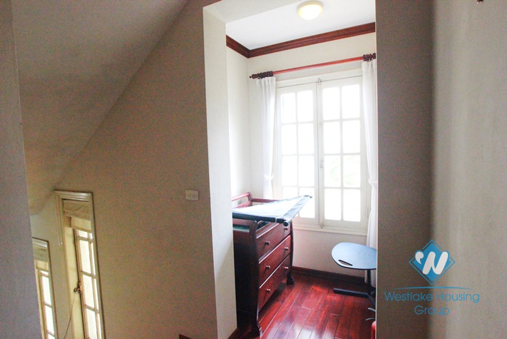 Nice and bright house for rent in Tay Ho area, Ha Noi