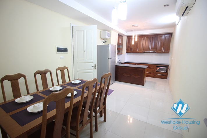 Modern apartment with outdoor balcony for rent in P tower, Ciputra, Tay Ho 