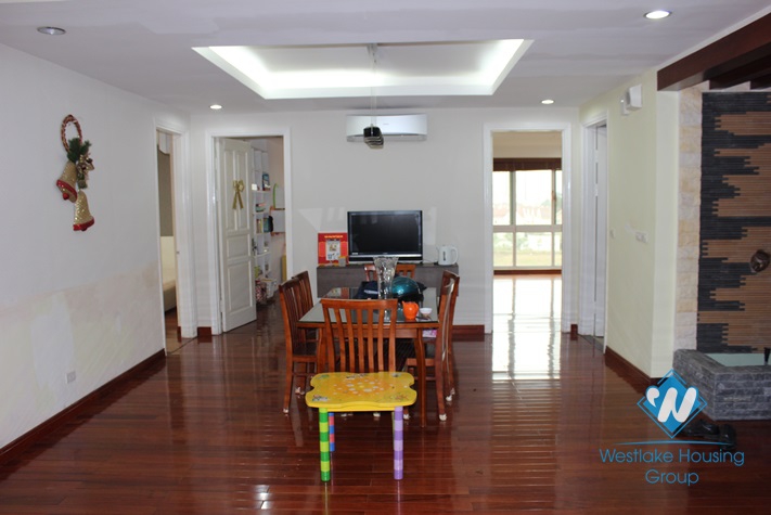 Modern apartment with large size for rent in Ciputra compound, Tay Ho, Hanoi