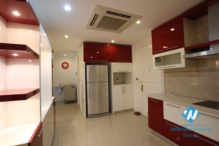 Apartment with nice and modern interior features for rent in Ciputra, Hanoi