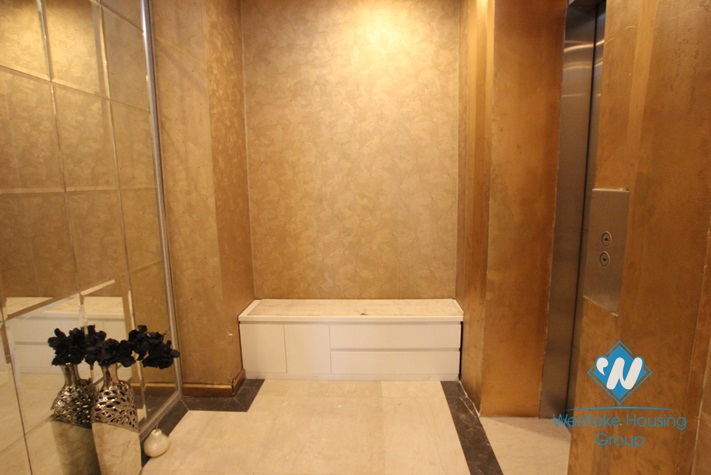 Apartment with nice and modern interior features for rent in Ciputra, Hanoi