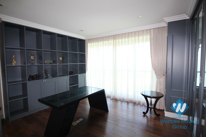 Elegant apartment with 4 bedrooms for rent in L Tower ciputra, Tay Ho area 