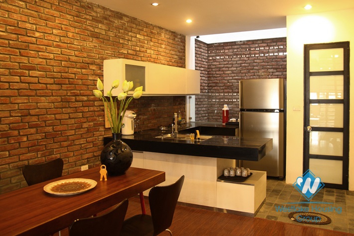Beautiful houses with nice design for rent in Xuan La street, Tay Ho, Hanoi