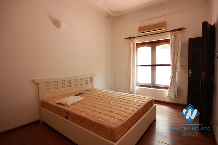 Garden house with extreme space and light for rent in Tay Ho, Ha Noi.