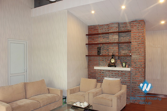 House with big garden for rent in An Duong, Tay Ho, Ha Noi