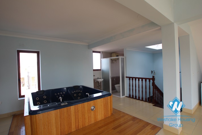 Furnished house with swimming pool available for rent  in Tay Ho district, Hanoi
