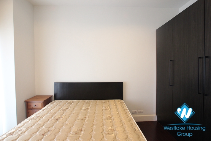 Apartment with simple furniture available for rent in Golden Westlake, Tay Ho, Hanoi.