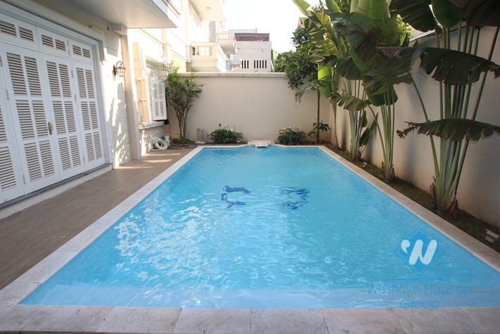 Wonderful house for rent in T block, Ciputra, Tay Ho, Hanoi