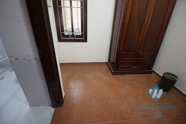 Beautiful villa for rent on Dang Thai Mai, Tay Ho with large ground terrace with greenary, 5 mins walk to Westlake